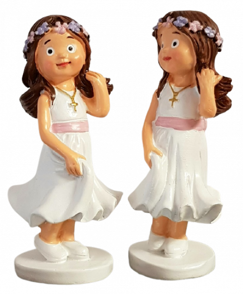 Moderne Figur zur Kommunion oder Konfirmation, Mädchen - 2