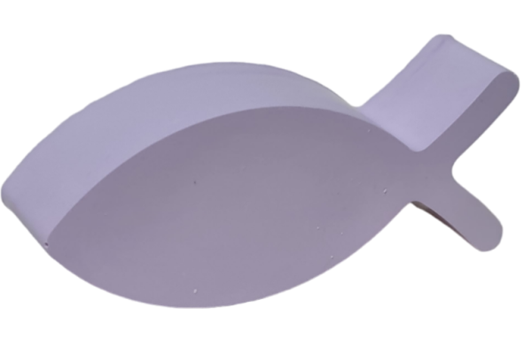 Fisch aus Gips in vielen Farben, 10 x 4 x 2,5 cm - 1 Fisch aus Gips in vielen Farben, 10 x 4 x 2,5 cm - 1