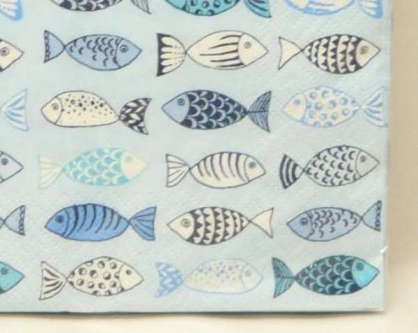 Servietten Fische 2 Servietten Fische 2