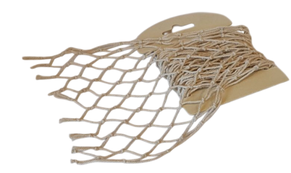 Fischernetz aus Baumwolle, 100 x 25 cm - 1
