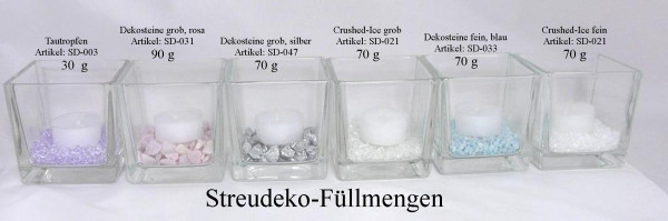 Glaswindlicht eckig 7