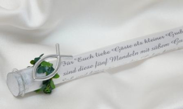 Gastgeschenk - Glasröhrchen mit einem Fisch 3 Gastgeschenk - Glasröhrchen mit einem Fisch 3