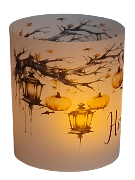 Lichhülle, Tischlicht "Halloween" - 2 Lichhülle, Tischlicht "Halloween" - 2