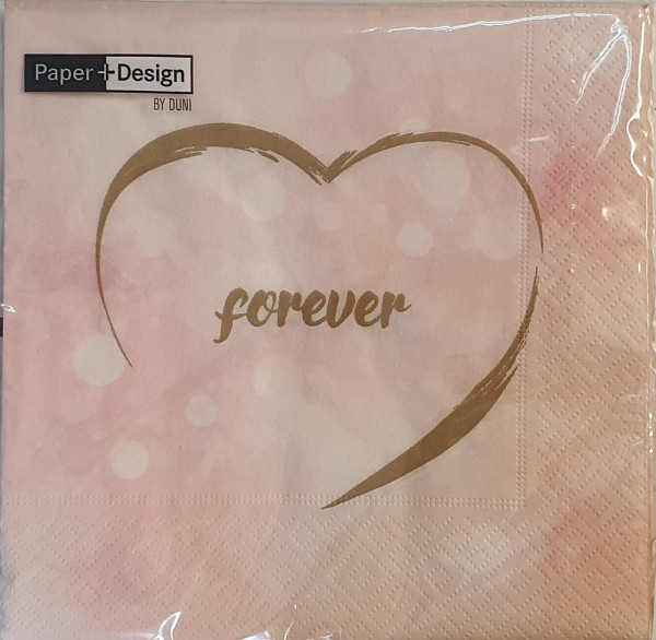 Servietten "Forever" für Ihre Hochzeitstafel Schöne Servietten zur Hochzeit - 1