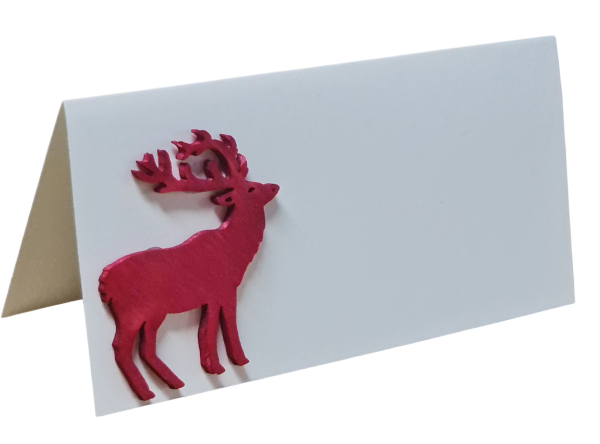 Tischkarte "Elch". Tischdeko-online mit der Weihnachtsdeko - 1