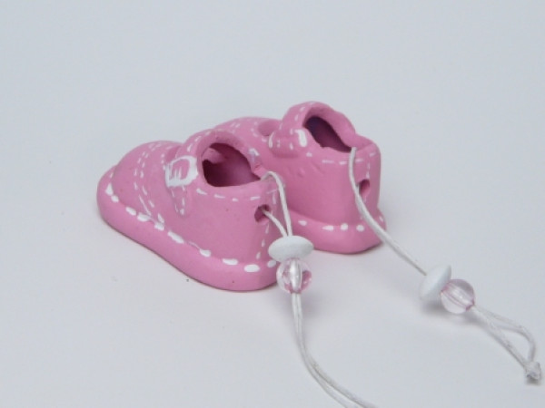 Babyschuhe rosa oder blau