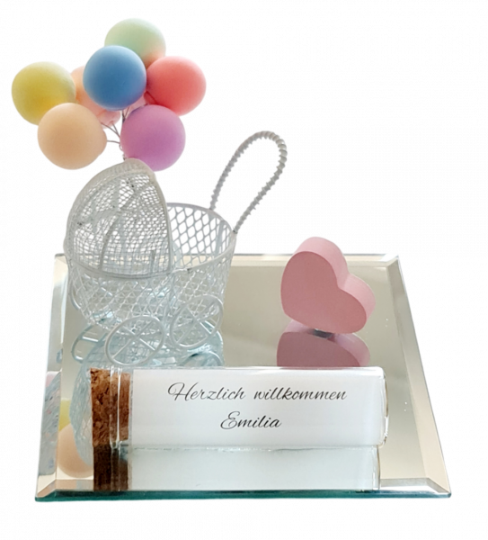 Geldgeschenk zur Taufe, Babyshower, Kindergeburtstag in Rosa oder Blau - 1 Geldgeschenk zur Taufe, Babyshower, Kindergeburtstag in Rosa oder Blau - 1