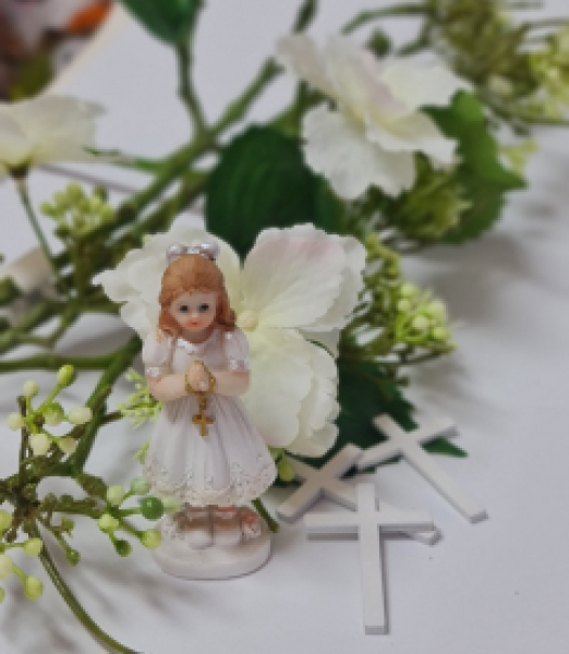 Kleine Figuren zur Kommunion, Konfirmation, Junge und Mädchen