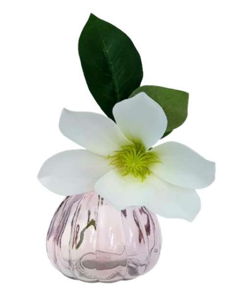 Geriffelte Kugelvase in zwei Farben - 3
