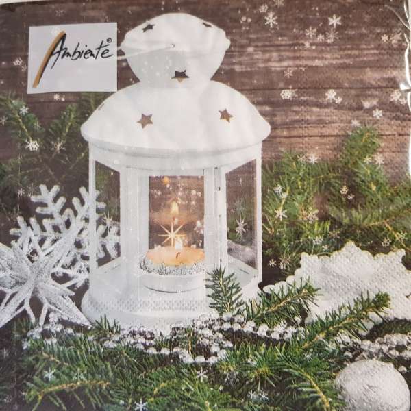 Winterservietten "X-Mas Latern" Winterservietten "X-Mas Latern"