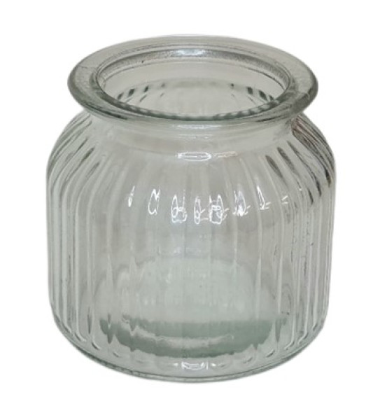 Mediterranes Windlicht aus Glas - 10 x 11 cm - 1