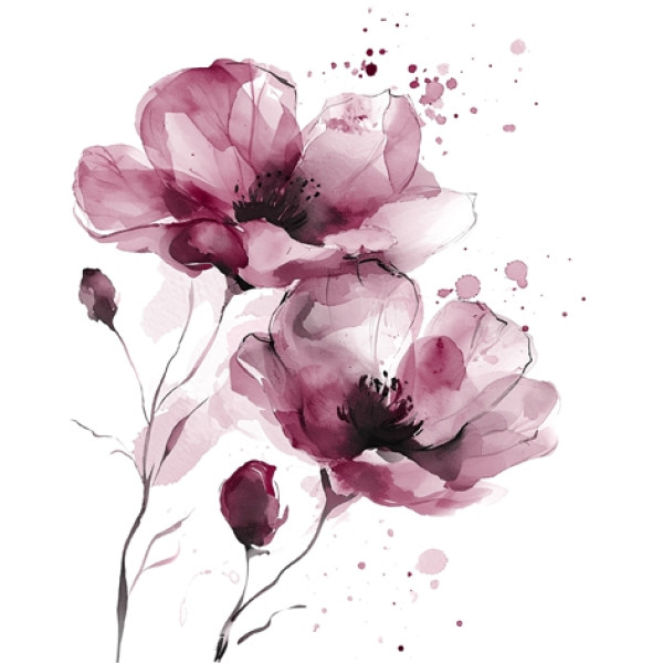 Servietten englische Rosen