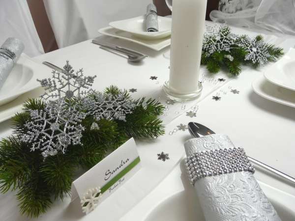 Glitzer-Schneeflocke für Ihre Weihnachtsdeko 3
