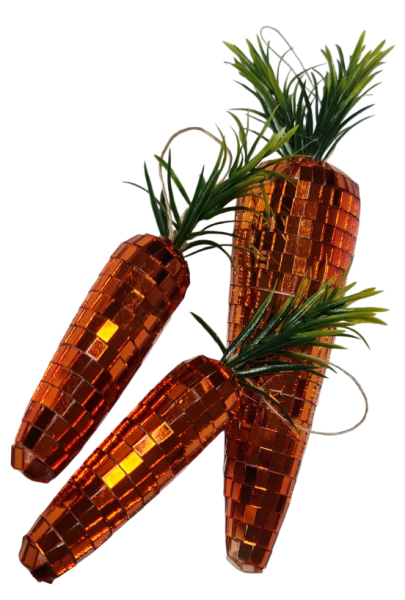 Sitzender Osterhase – Beflockte Dekofigur in 4 Farben - 3