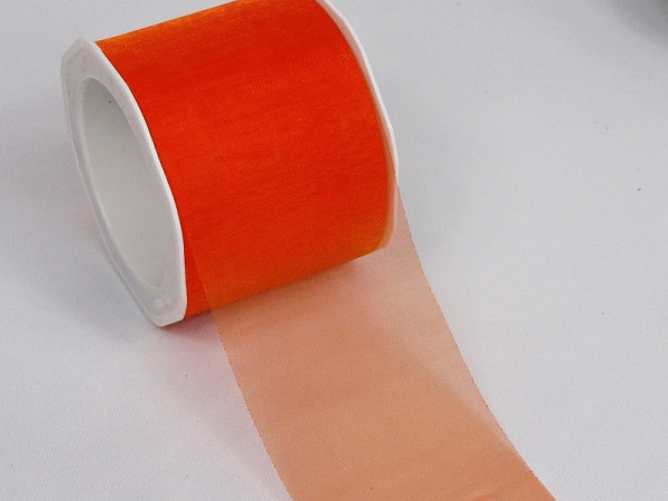 1 m Organzaband 70 mm breit in vielen Farben