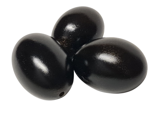 Ostereier in Schwarz – Natürliche Dekoration für Ostern - 2 Ostereier in Schwarz – Natürliche Dekoration für Ostern - 2