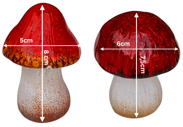 Eine Pilzgruppe für die Herbstdeko oder Weihnachtsdeko - 2 Eine Pilzgruppe für die Herbstdeko oder Weihnachtsdeko - 2