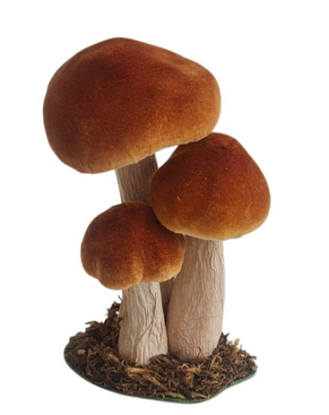 Eine Pilzgruppe für die Herbstdeko oder Weihnachtsdeko - 1 Eine Pilzgruppe für die Herbstdeko oder Weihnachtsdeko - 1