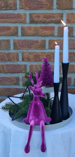 Kantenhocker Elch, pink