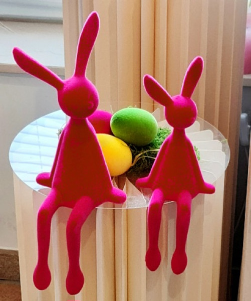 4 Ostereier in der Farbe Schwarz/Gold - 3