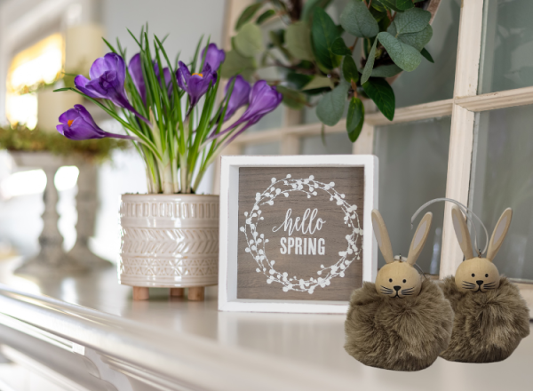 Ein Puschelhase, Fellhase mit Stoffohren - 4