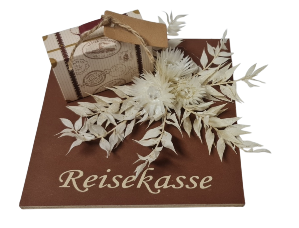 Geldgeschenk "Reisekasse", Geldbox