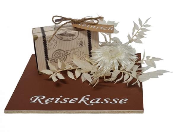 Geldgeschenk "Reisekasse", Geldbox - 1 Geldgeschenk "Reisekasse", Geldbox - 1