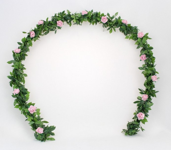 Ehrenplatzdeko, Ehrenplatz Ranke aus Rosenblättern und Röschen - B2