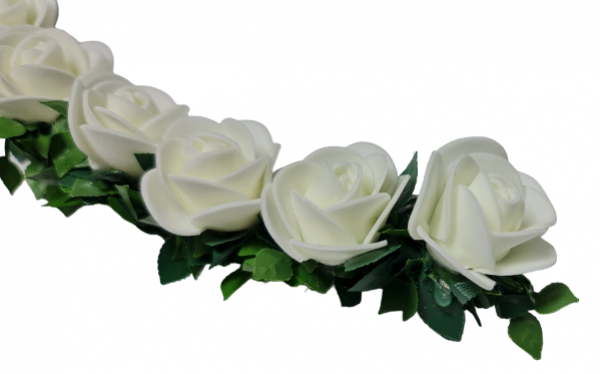Ehrenplatzdeko mit Rosen