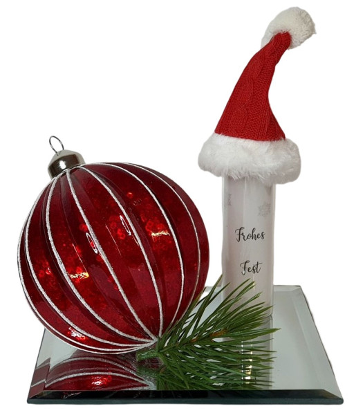 Geldgeschenk, Geldbox "roter Weihnachtszauber" - 1 Geldgeschenk, Geldbox "roter Weihnachtszauber" - 1