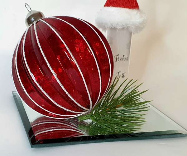 Geldgeschenk, Geldbox "roter Weihnachtszauber" - 3 Geldgeschenk, Geldbox "roter Weihnachtszauber" - 3