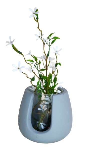 Windlicht/Vase in Betonoptik - 2 Windlicht/Vase in Betonoptik - 2