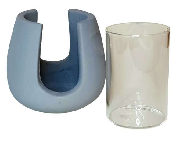 Windlicht/Vase in Betonoptik - 3 Windlicht/Vase in Betonoptik - 3