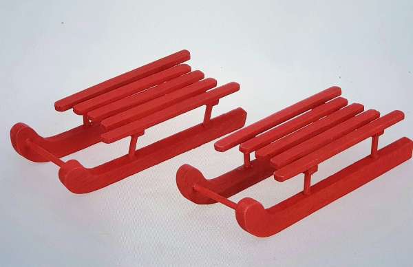 Kleiner Schlitten,rot Kleiner Schlitten,rot