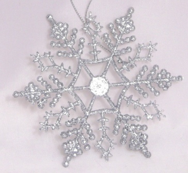 Glitzer-Schneeflocke für Ihre Weihnachtsdeko 1