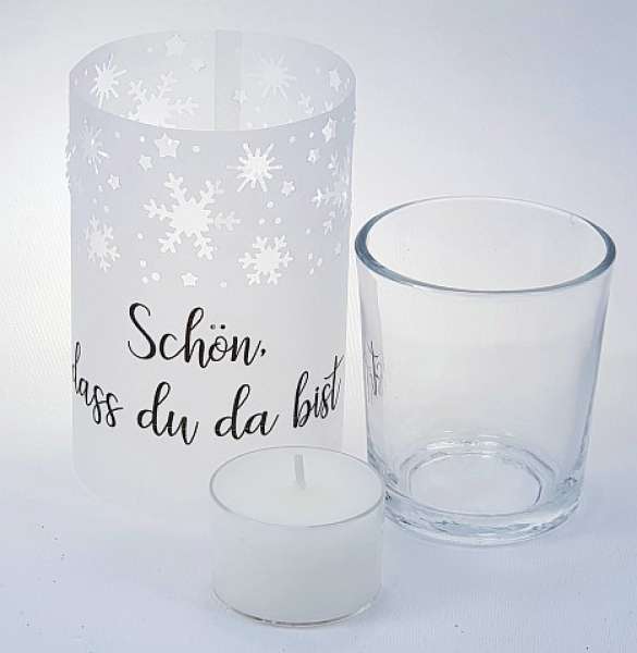 Tischlicht "Schneeflocken" Tischlicht "Schneeflocken"