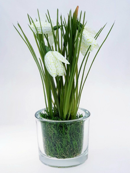 Blumendeko - Schneeglöckchen als Strauß. Blumendekoration Tischdeko-online 2