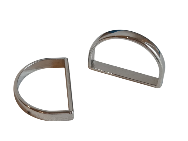 Schlichter Serviettenhalter – Silberfarben, Halbkugelform - 2 Schlichter Serviettenhalter – Silberfarben, Halbkugelform - 2