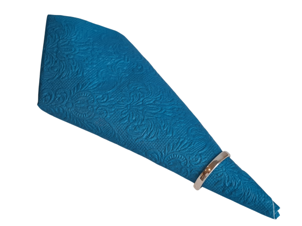 Schlichter Serviettenhalter – Silberfarben, Halbkugelform - 3 Schlichter Serviettenhalter – Silberfarben, Halbkugelform - 3