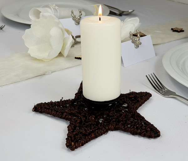 Kerzenständer - Stern-Kerzenständer. Tischdeko-online 1