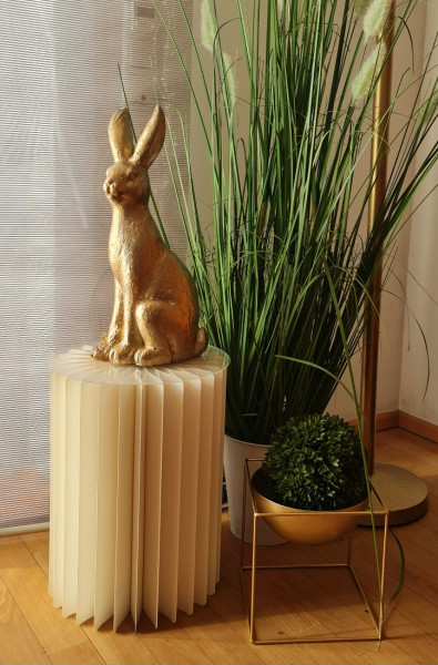 XXL-Hase in Gold, 42 cm XXL-Hase in Gold, 42 cm