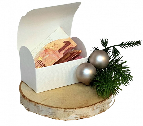 Geldgeschenk mit Tannengrün für die Weihnachtszeit - 2