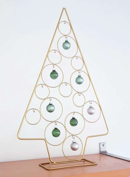 Großer Tannenbaum aus Metall in 5 Farben - 1 Großer Tannenbaum aus Metall in 5 Farben - 1