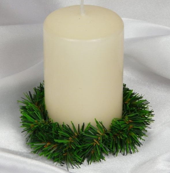 Tischdekoration  Tannen-Kerzenring. Weihnachtsdeko 3