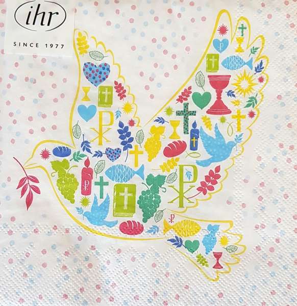 Servietten "Bird of Peace" mit christlichen Motiven - 2
