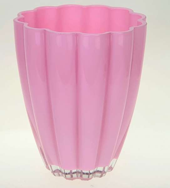 Rosa Glasvase "Bloom" - Vase, Blumenvase - 6 Rosa Glasvase "Bloom" - Vase, Blumenvase - 6