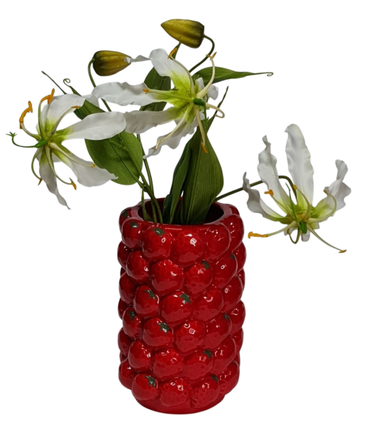 Vase "Erdbeere" 18 x 20 cm- ein edler Blickfang - 4 Vase "Erdbeere" 18 x 20 cm- ein edler Blickfang - 4