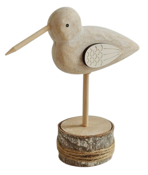 Deko-Möwe aus Holz, 21 cm - 1 Deko-Möwe aus Holz, 21 cm - 1