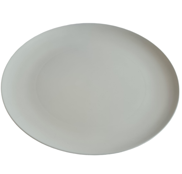 Weißer Teller aus Kunststoff - 1 Weißer Teller aus Kunststoff - 1