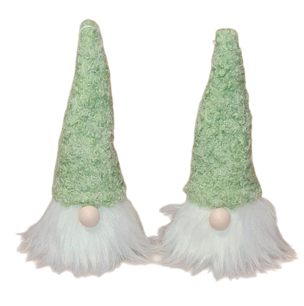 Deko Wichtel Set mit grünem Hut und weißem Rauschebart als Weihnachtsdeko Deko Wichtel Set mit grünem Hut und weißem Rauschebart als Weihnachtsdeko